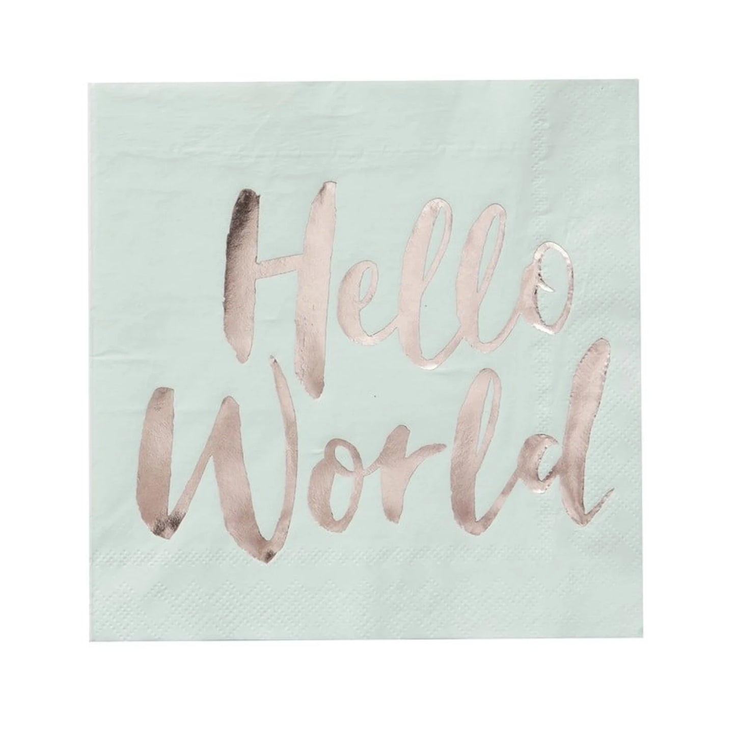 Hello World NApkins - Ginger Ray