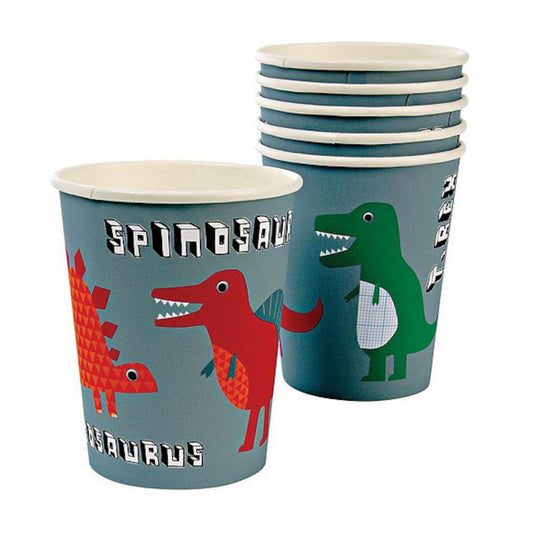 Dinosaur Party Paper Cups 12 Pack