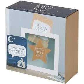 Baby's First Year Milestone Cards And Memory Box
