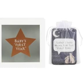 Baby's First Year Milestone Cards And Memory Box