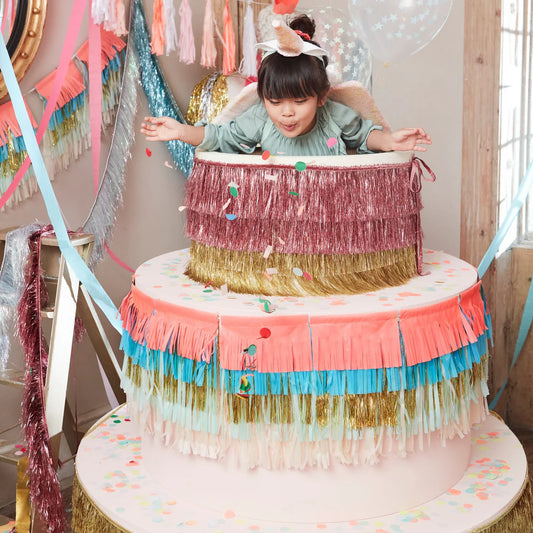 Colorful Large Fringe Garland