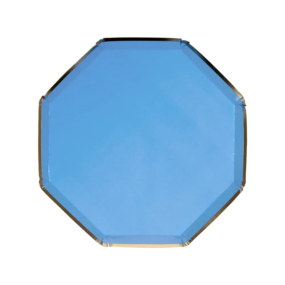 Meri Meri Bright Blue Dinner Plates