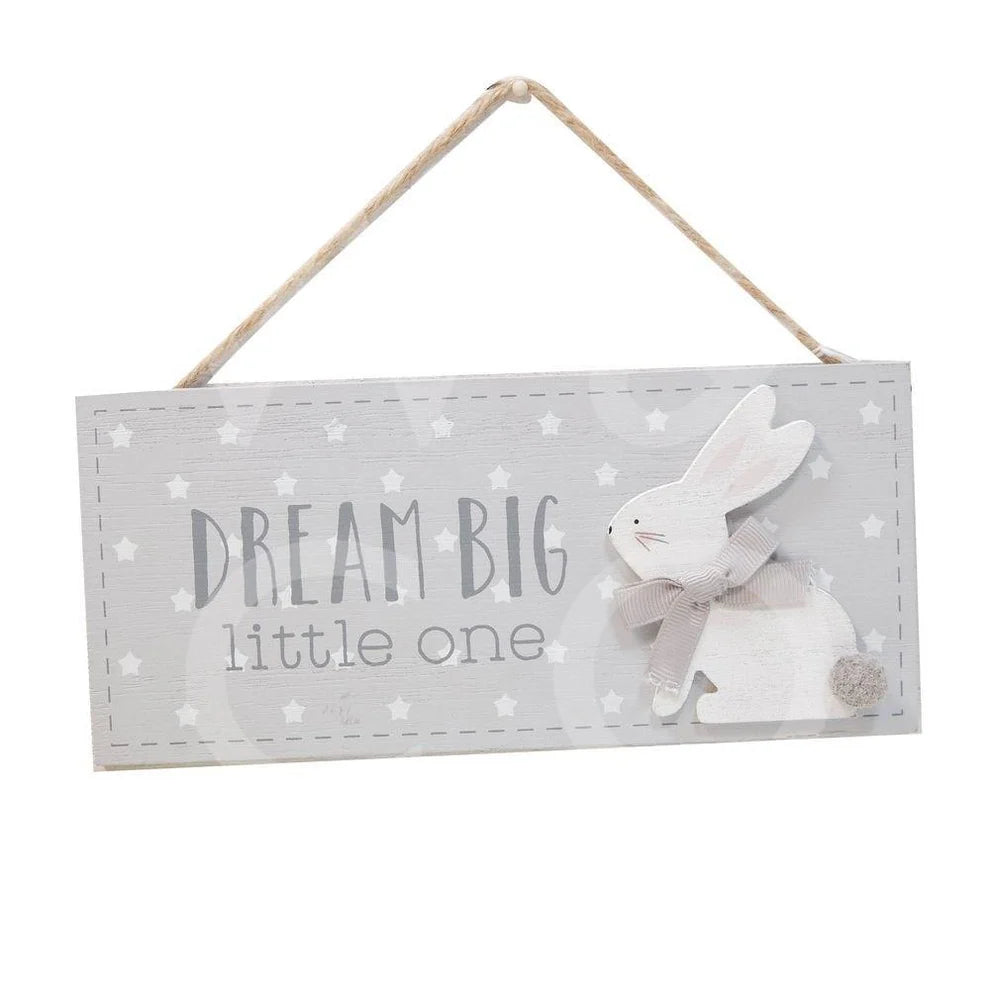 Petit Cheri 'Dream Big Little One' Nursery Plaque