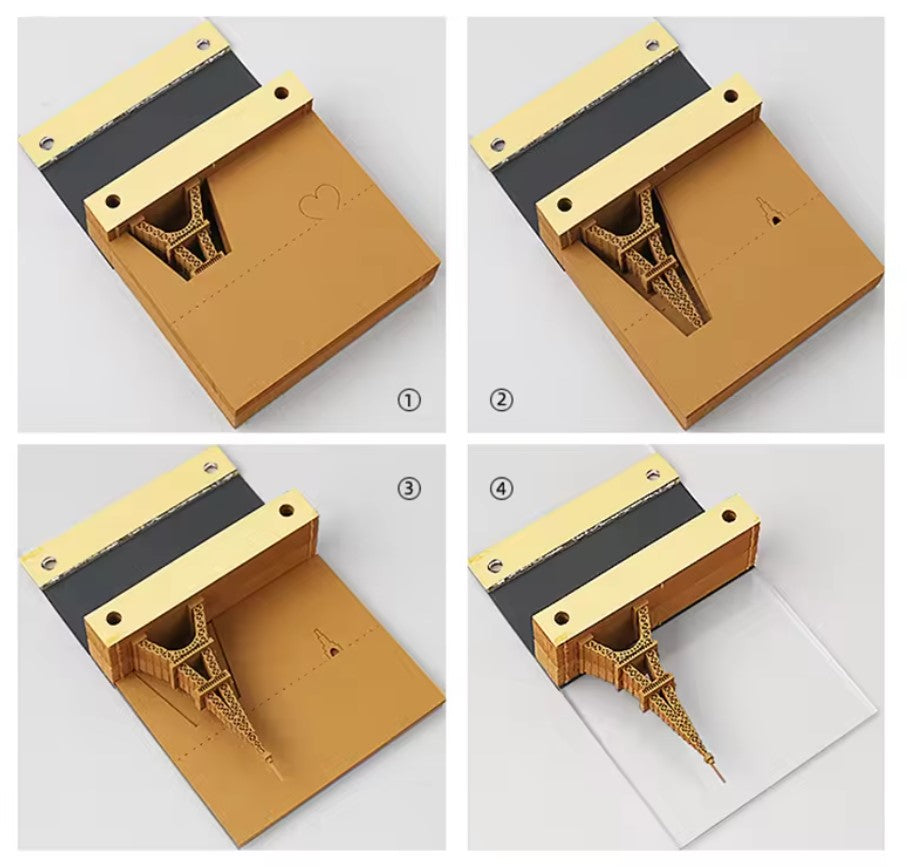 3D Memo Pad Notepads
